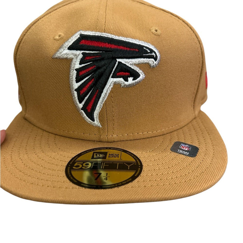 Tan New Era 59FIFTY Atlanta Falcons Cap 7-1/4